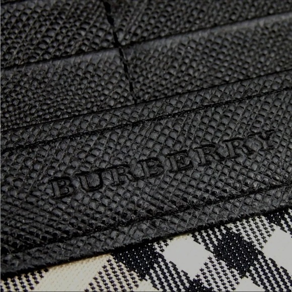 Authentic BURBERRY Nova Check purse Nylon jacquard/leather - Picture 4 of 13